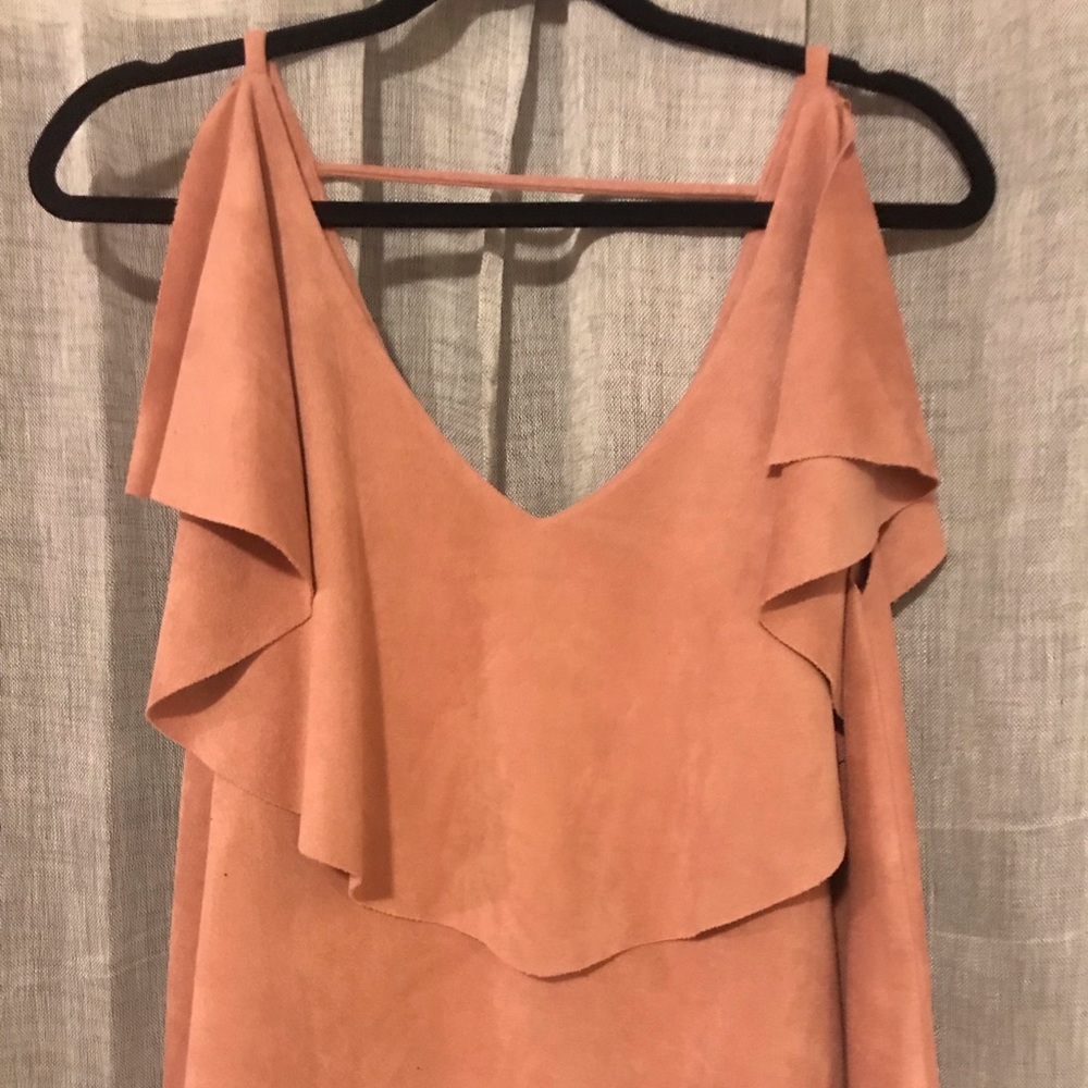 Peach Spaghetti Strap Shirt